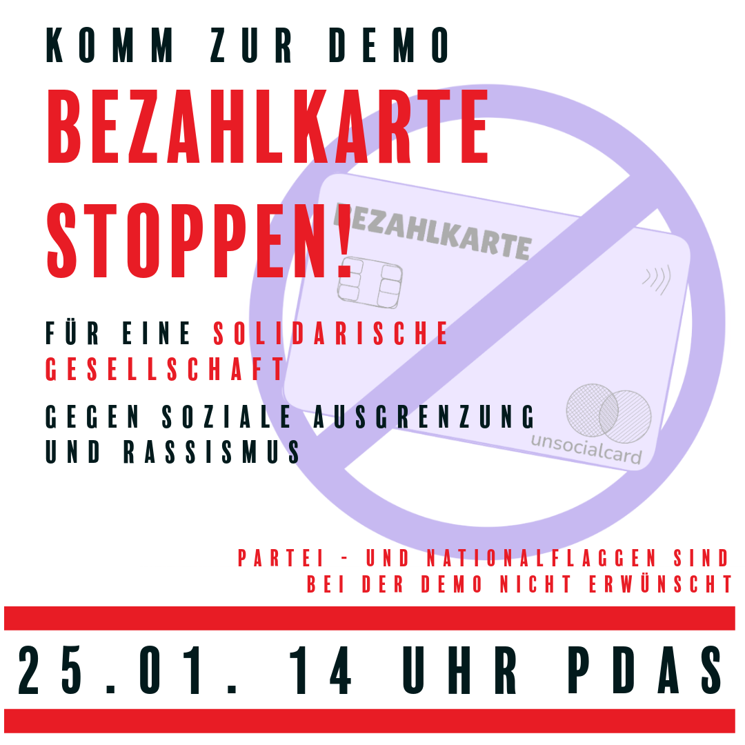 Demo am 25.01. um 14:00, Platz der Alten Synagoge
