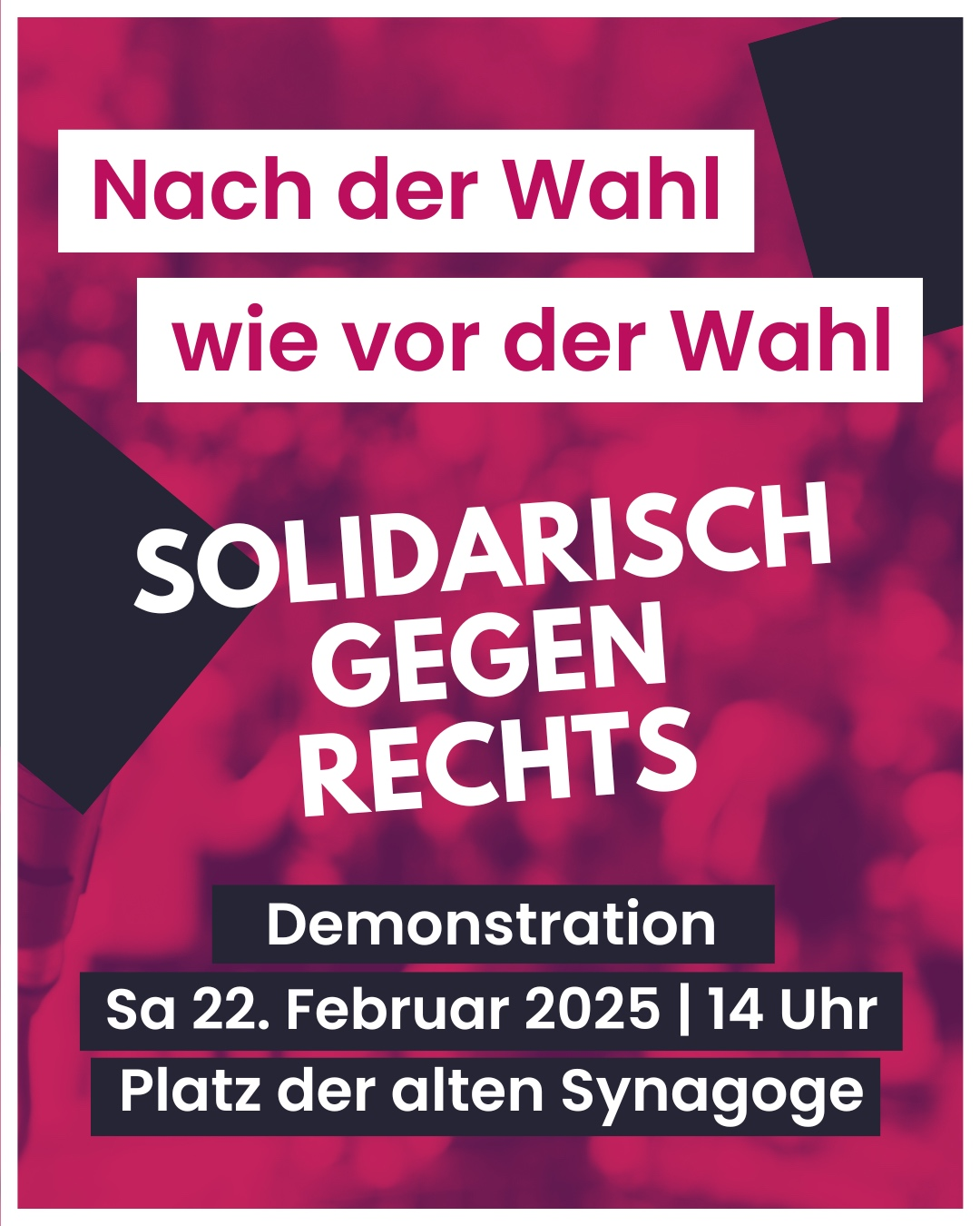 Demo Solidarisch Gegen Rechts